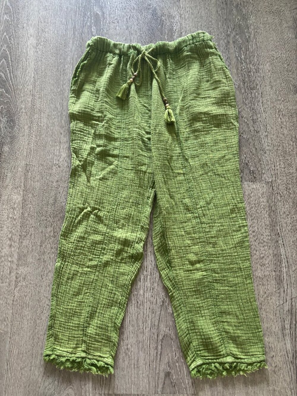 Anthropologie Green summer pants